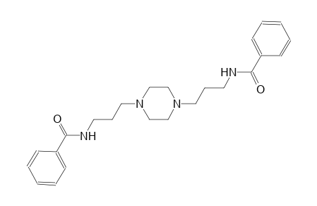 N-(3-{4-[3-(benzoylamino)propyl]-1-piperazinyl}propyl)benzamide