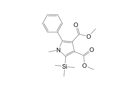 1-Methyl-3,4-bis(methoxycarbonyl)-2-trimethylsilyl-5-phenylpyrrole
