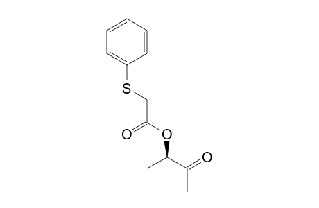 (1R)-1-Methyl-2-oxopropyl (phenylthio)acetate