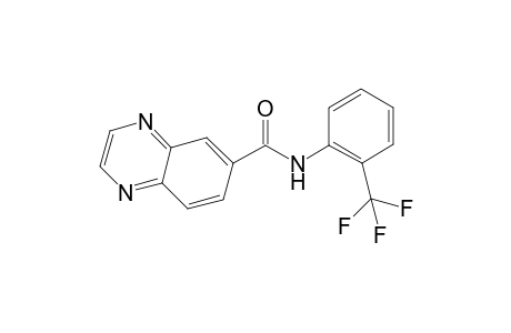 6-Quinoxalinecarboxamide, N-[2-(trifluoromethyl)phenyl]-
