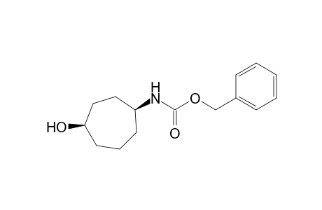 (phenylmethyl) N-[(1S,4R)-4-oxidanylcycloheptyl]carbamate