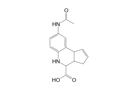 8-(acetylamino)-3a,4,5,9b-tetrahydro-3H-cyclopenta[c]quinoline-4-carboxylic acid