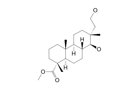 methyl (1R,4aR,4bS,7R,8S,8aR,10aR)-8-hydroxy-7-(2-hydroxyethyl)-1,4a,7-trimethyl-3,4,4b,5,6,8,8a,9,10,10a-decahydro-2H-phenanthrene-1-carboxylate