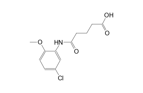 5-(5-chloro-2-methoxyanilino)-5-oxopentanoic acid
