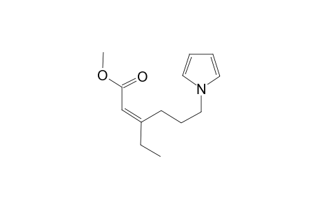 (Z)-Methyl 3-ethyl-6-(1H-pyrrol-1-yl)hex-2-enoate