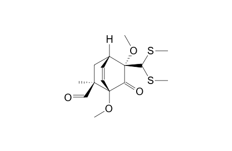 (1S,2S,4R,8S)-2-[bis(methylsulfanyl)methyl]-2,4-dimethoxy-8-methyl-3-oxidanylidene-bicyclo[2.2.2]oct-5-ene-8-carbaldehyde
