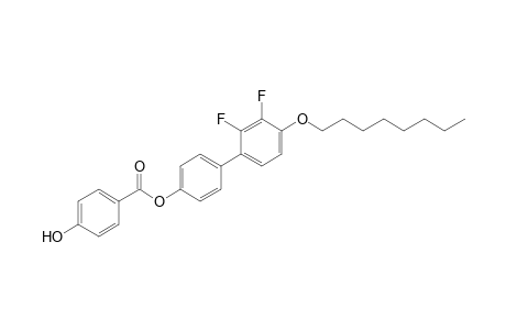 4-Octyloxy-2,3-difluorobiphenyl-4'-yl 4-hydroxybenzoate
