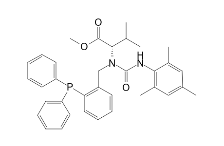 (2S,1'RS)-2-[N-(1'-N-2,4,6-Trimethylphenylcarbamoy)-(o-diphenylphosphino)benzyl]amino-3-methylbutanoic acid methyl ester