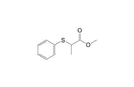 2-(phenylthio)propionic acid, methyl ester