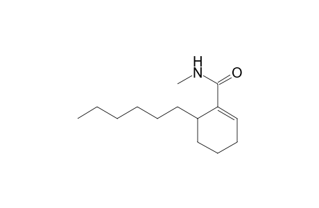 6-Hexyl-N-methyl-1-cyclohexene-1-carboxamide