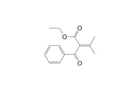 2-Benzoyl-3-methyl-2-butenoic acid ethyl ester