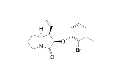 (1R,2R,7AS)-1-ETHENYL-2-(2-BROMO-3-METHYLPHENOXY)-PYRROLIZIDIN-3-ONE