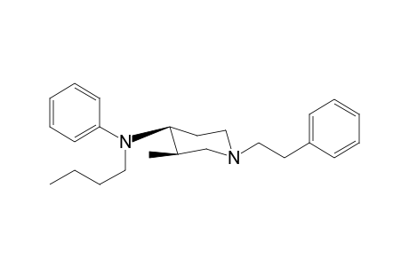 (3S,4R)-N-Butyl-3-methyl-1-phenylethyl-N-phenylpiperidin-4-amine