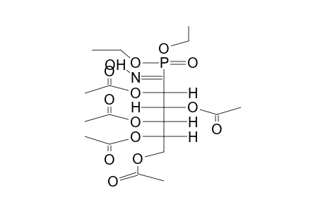 DIETHYL 1-OXYIMINO-2,3,4,5,6-PENTA-O-ACETYL-D-GLUCOHEXYLPHOSPHONATE