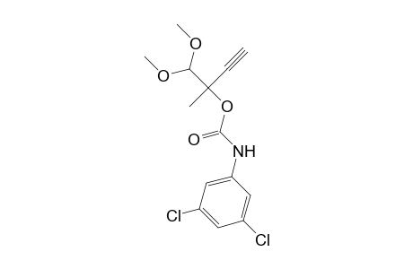 Carbamic acid, (3,5-dichlorophenyl)-, 1-(dimethoxymethyl)-1-methyl-2-propynyl ester