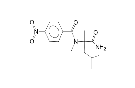 N-methyl-N-(2-carbamoyl-4-methyl-2-pentyl)-4-nitrobenzamide