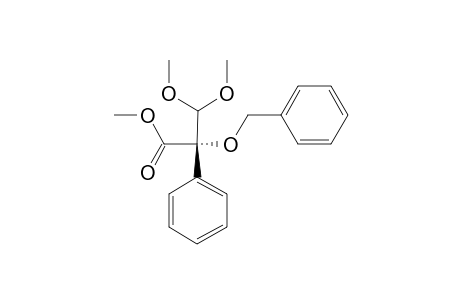 (R)-METHYL-2-(BENZYLOXY)-3,3-DIMETHOXY-2-PHENYL-PROPANOATE