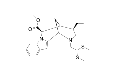METHYL_5-[2,2-BIS-(METHYLTHIO)-ETHYL]-3-BETA-ETHYL-1,2,3,4,5,6-HEXAHYDRO-2,6-METHANO-[1.4]-DIAZOCINO-[1.2-A]-INDOLE-1-ALPHA-CARBOXYLATE