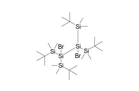 2,3-Dibromo-1,4-di-t-butyl-2,3-bis(t-butyldimethylsilyl)-1,1,4,4-tetramethyltetrasilane
