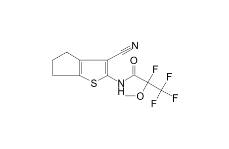 N-(3-cyano-5,6-dihydro-4H-cyclopenta[b]thiophen-2-yl)-2,3,3,3-tetrafluoro-2-methoxy-propanamide