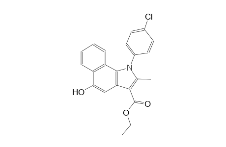 ethyl 1-(4-chlorophenyl)-5-hydroxy-2-methyl-1H-benzo[g]indole-3-carboxylate
