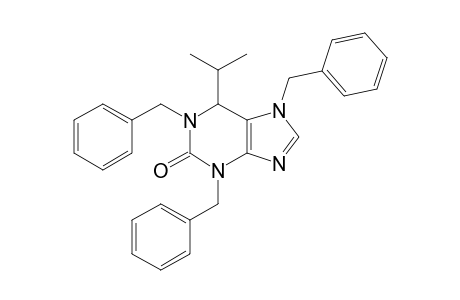 6-Isopropyl-1,3,6,7-tetrahydro-1,3,7-tribenzyl-2H-purin-2-one