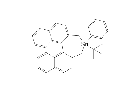 4-t-Butyl-4,5-dihydro-4-phenyl-3H-dinaphtho[2,1-c:1',2'-e]stannepin