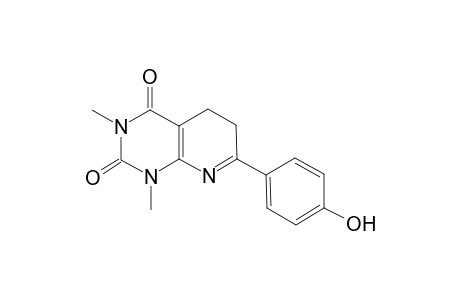 7-(4-Hydroxyphenyl)-1,3-dimethyl-1,2,3,4,5,6-hexahydro-pyrido[2,3-d]pyrimidine-2,4-dione