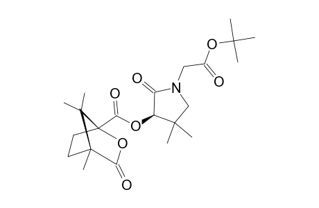 #8;(1'S,3R)-[3-(4,7,7-TRIMETHYL-3-OXO-2-OXABICYCLO-[2.2.1]-HEPTANE-1-CARBONYLOXY)-4,4-DIMETHYL-2-OXOPYRROLIDIN-1-YL]-ACETIC-ACID-TERT.-BUTYLESTER