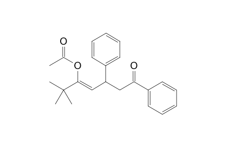 (Z)-5-Acetoxy-6,6-dimethyl-1,3-diphenyl-4-hepten-1-one