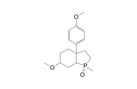 6-METHOXY-3A-(PARA-METHOXYPHENYL)-1-METHYL-OCTAHYDROPHOSPHINDOLE-1-OXIDE,ISOMER-#1