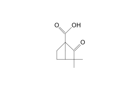 1-Carboxy-3,3-dimethyl-bicyclo(2.2.1)heptanone-2