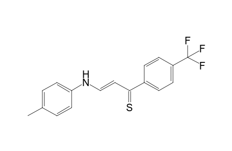 3-(4-Methylanilino)-1-(4-trifluoromethylphenyl)prop-2-en-1-thione