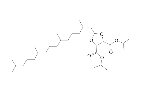 1,3-Dioxolane-4,5-dicarboxylic acid, 2-(2,6,10,14-tetramethyl-1-pentadecenyl)-, bis(1-methylethyl) ester
