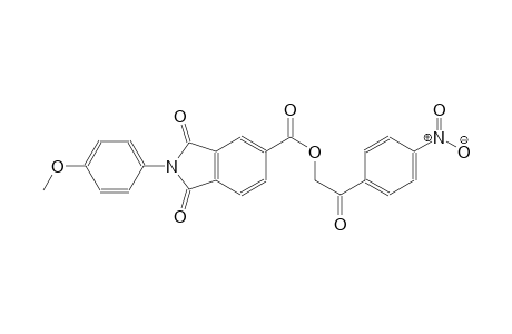 1H-isoindole-5-carboxylic acid, 2,3-dihydro-2-(4-methoxyphenyl)-1,3-dioxo-, 2-(4-nitrophenyl)-2-oxoethyl ester