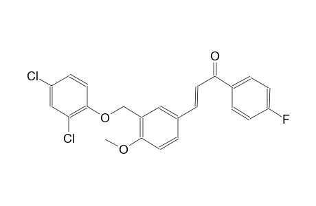 (2E)-3-{3-[(2,4-dichlorophenoxy)methyl]-4-methoxyphenyl}-1-(4-fluorophenyl)-2-propen-1-one