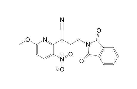 N-(2-(6-Methoxy-3-nitropyridin-2-yl)-3-cyanopropyl)phthalimide