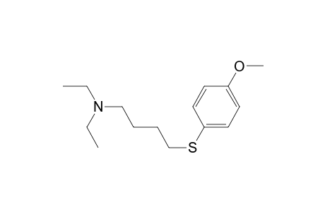 Diethyl-[4-[(4-methoxyphenyl)thio]butyl]amine