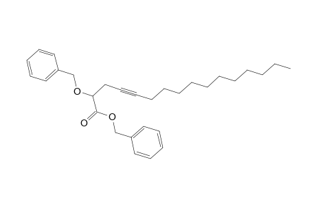 4-Hexadecynoic acid, 2-(phenylmethoxy)-, phenylmethyl ester