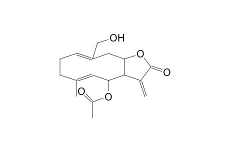 CYCLODECA[B]FURAN-2(3H)-ONE, 4-(ACETYLOXY)-3A-4,7,8,11,11A-HEXAHYDRO-10-(HYDROXYMETHYL)-6-METHYL-3-METHYLENE-