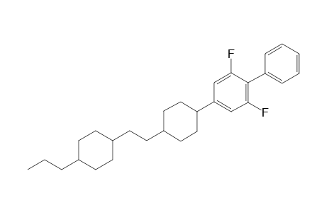 2,6-difluoro-4-{4-[2-(4-propylcyclohexyl)ethyl]cyclohexyl}-1,1'-biphenyl
