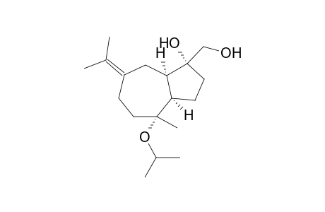 (1R,3aR,4R,8aR)-1-(hydroxymethyl)-4-isopropoxy-7-isopropylidene-4-methyl-3,3a,5,6,8,8a-hexahydro-2H-azulen-1-ol