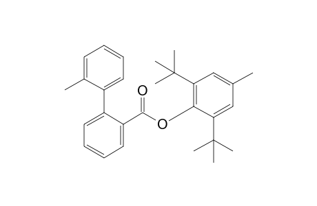 2,6-Di-t-butyl-4-methylphenyl 2'-methylbiphenyl-2-carboxylate