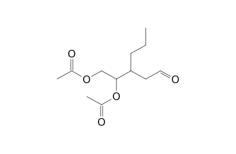 4,5-Diacetoxy-3-propylpentanal