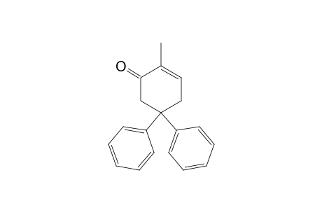 2-Cyclohexen-1-one, 2-methyl-5,5-diphenyl-