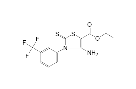 Ethyl 4-amino-2-thioxo-3-[3-(trifluoromethyl)phenyl]-2,3-dihydro-1,3-thiazole-5-carboxylate
