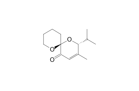 1,7-Dioxaspiro[5.5]undec-3-en-5-one, 3-methyl-2-(1-methylethyl)-, trans-(.+-.)-