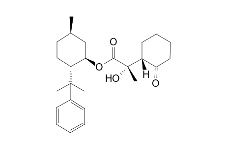 (2S,3S)-5-Methyl-2-(1-methyl-1-phenylethyl)cyclohexyl 2-hydroxy-2-(2-oxocyclohexyl)propanoate