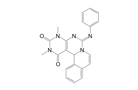 2,4-Dimethyl-6-(phenylamino)-1H,2H-isoquino[2',1':3,4]pyrimido[4,5-d]pyrimidine-1,3-(2H,4H)-dione