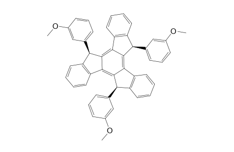 5.alpha.,10.alpha.,15.alpha.-tris(3'-Methoxyphenyl)-10,15-dihydro-5H-diindeno[1,2-a : 1',2'-c]fluorene